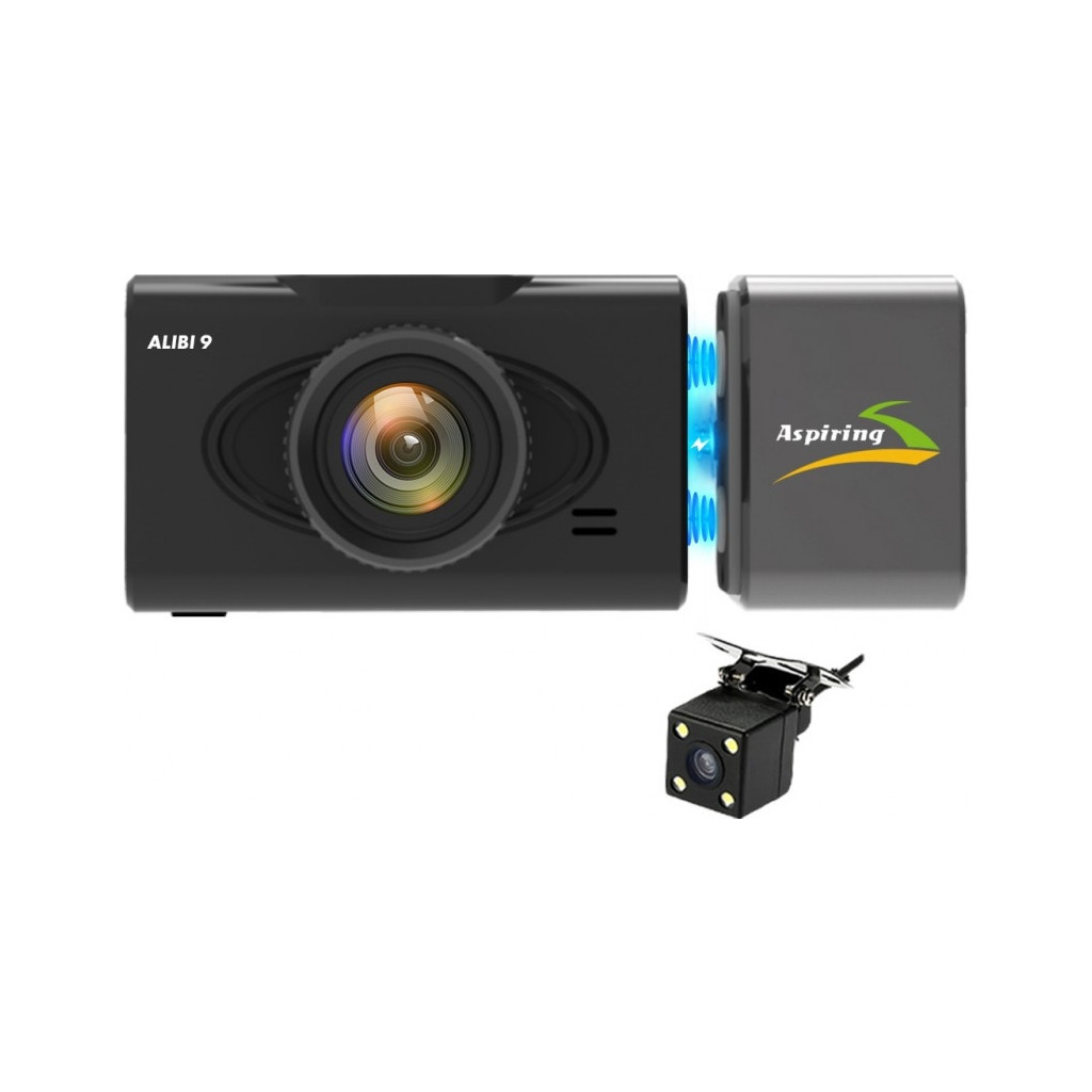 Відеореєстратор Aspiring Alibi 9 GPS, 3 Cameras, Speedcam (Aspiring Alibi 9 GPS, 3 Cameras, Speedcam) - зображення 5