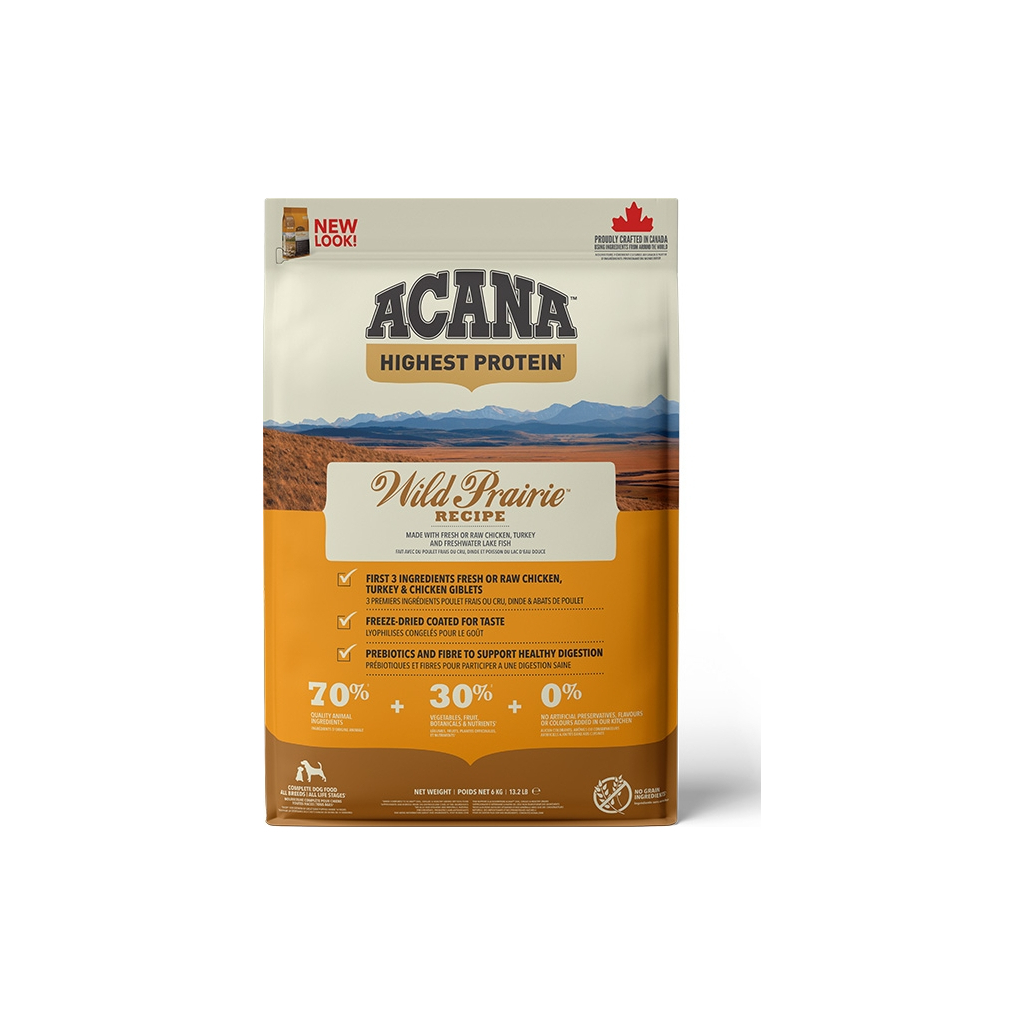 Сухий корм для собак ACANA Wild Prairie 6 кг (0064992540616) - зображення 1