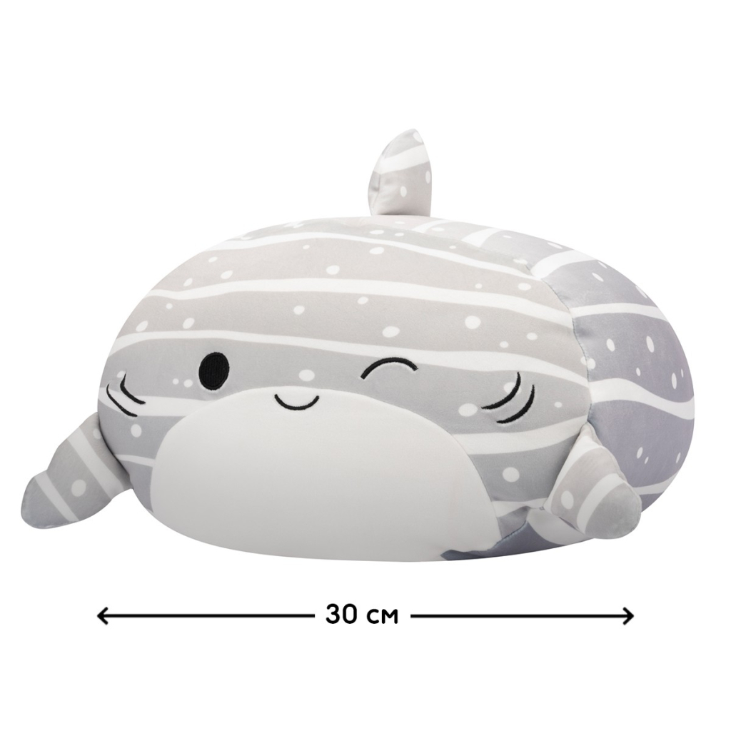 М'яка іграшка Squishmallows Китова акула Сачі 30 см (SQCR06550) - зображення 2