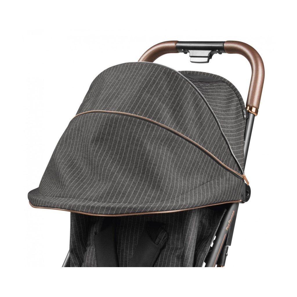 Коляска Peg-Perego Selfie 500 вишукано-коричнева зі смужкою (IP22000000GS53SQ53) - зображення 3
