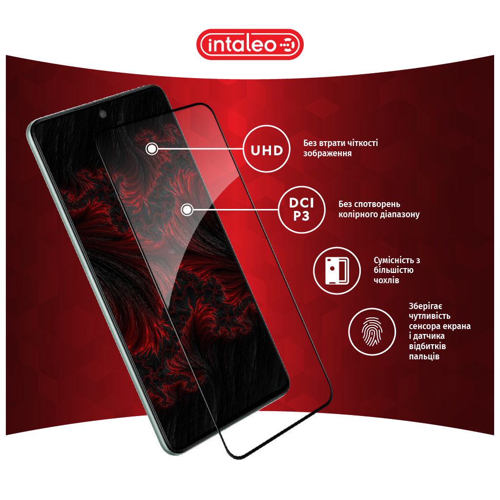 Скло захисне Intaleo Full Glue Samsung M53 5G (1283126524301) - зображення 3