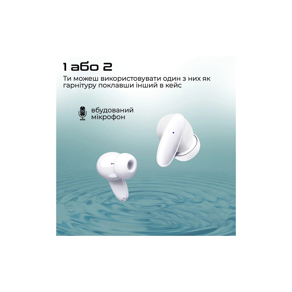 Навушники Promate Lush White (lush.white) - зображення 7