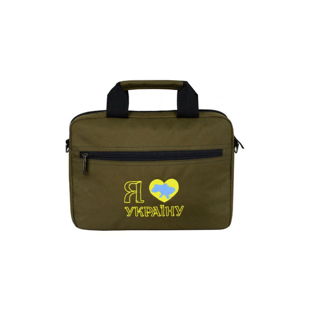Сумка для ноутбука Porto 12'' PN12 LoveUkraine Gray (PN12GY_LoveUkr) - зображення 1