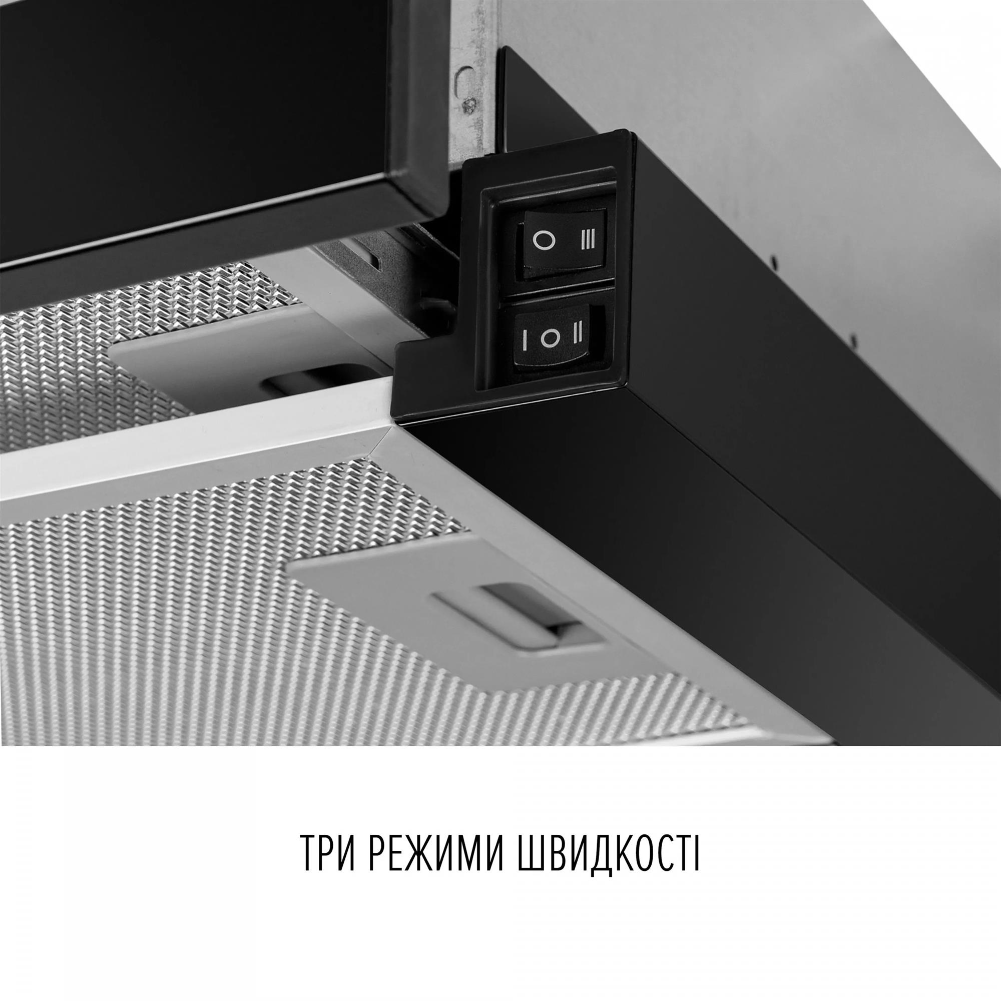 Витяжка Perfelli TL 6622 BL 1000 LED - изображение 6