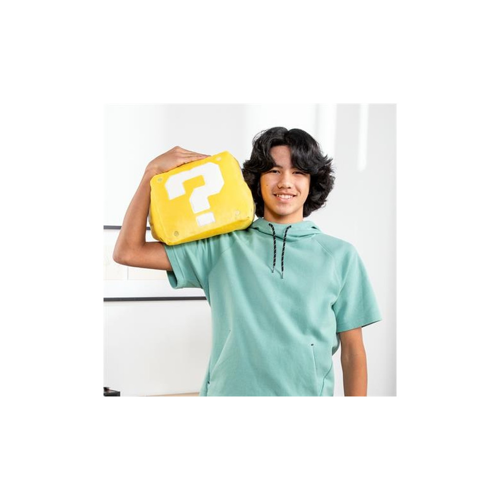 М'яка іграшка Club Mocchi- Mocchi- Куб зі знаком запитання із Супер Маріо 28 х 23 см (T12887) - зображення 1