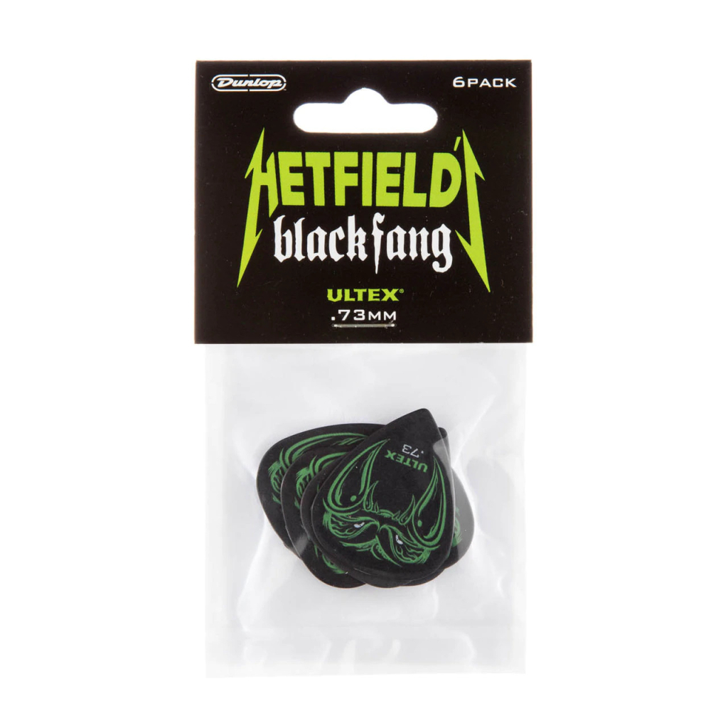 Медіатор Jim Dunlop Hetfield's Black Fang Pick .73mm 6 шт. (PH112P.73) - зображення 2
