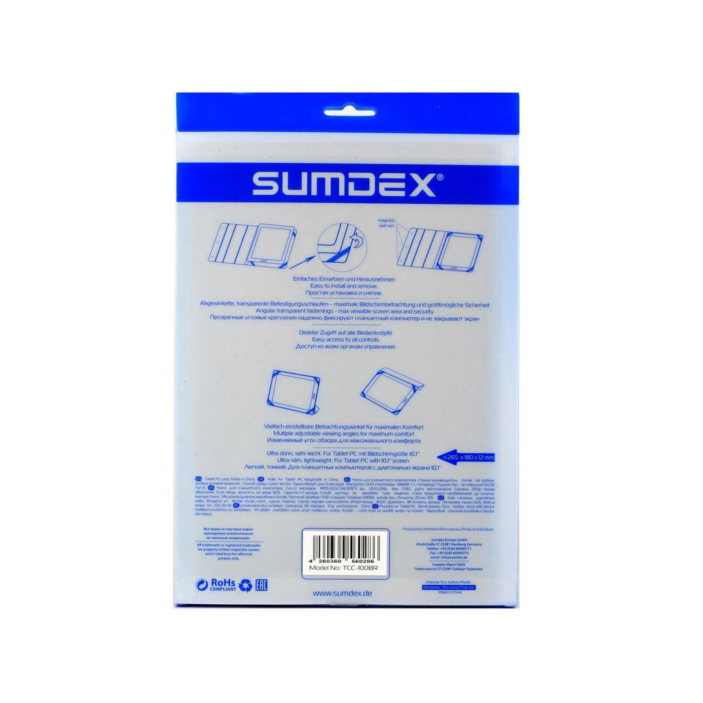 Чохол до планшета Sumdex 10.1" (TCC-100BR) - зображення 4