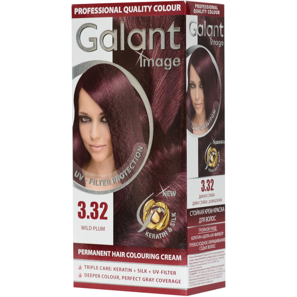 Фарба для волосся Galant Image 3.32 - Дика слива (3800049200754) - зображення 1