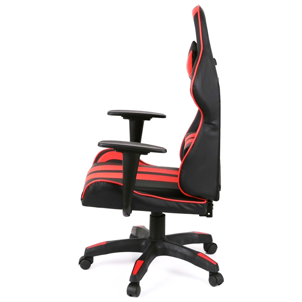 Крісло ігрове Аклас Стрік Light ANF Червоний (PU-чорний/червоний) (00160344) - зображення 3