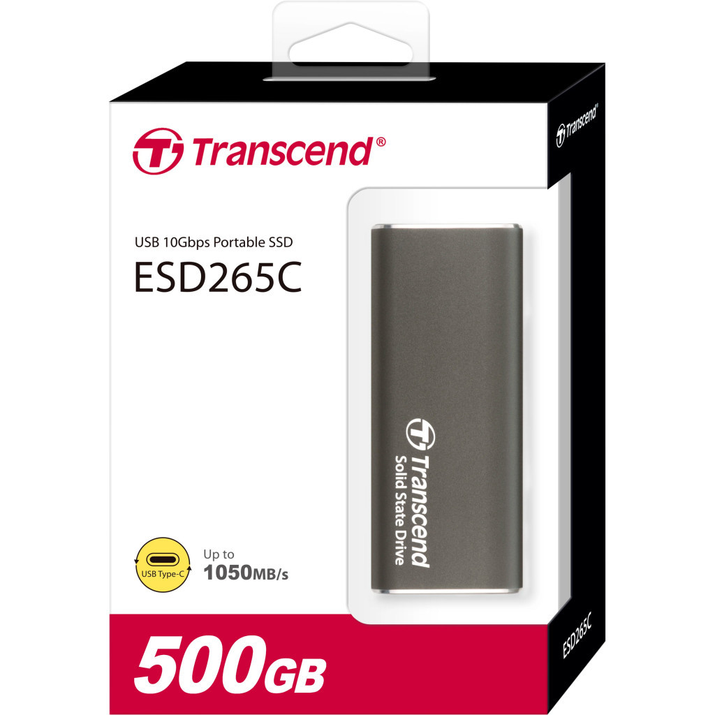 Накопичувач SSD USB-C 500GB Transcend (TS500GESD265C) - зображення 4
