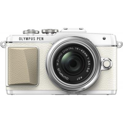 Цифровий фотоапарат Olympus E-PL7 14-42 mm Kit white/silver (V205071WE000) - зображення 2