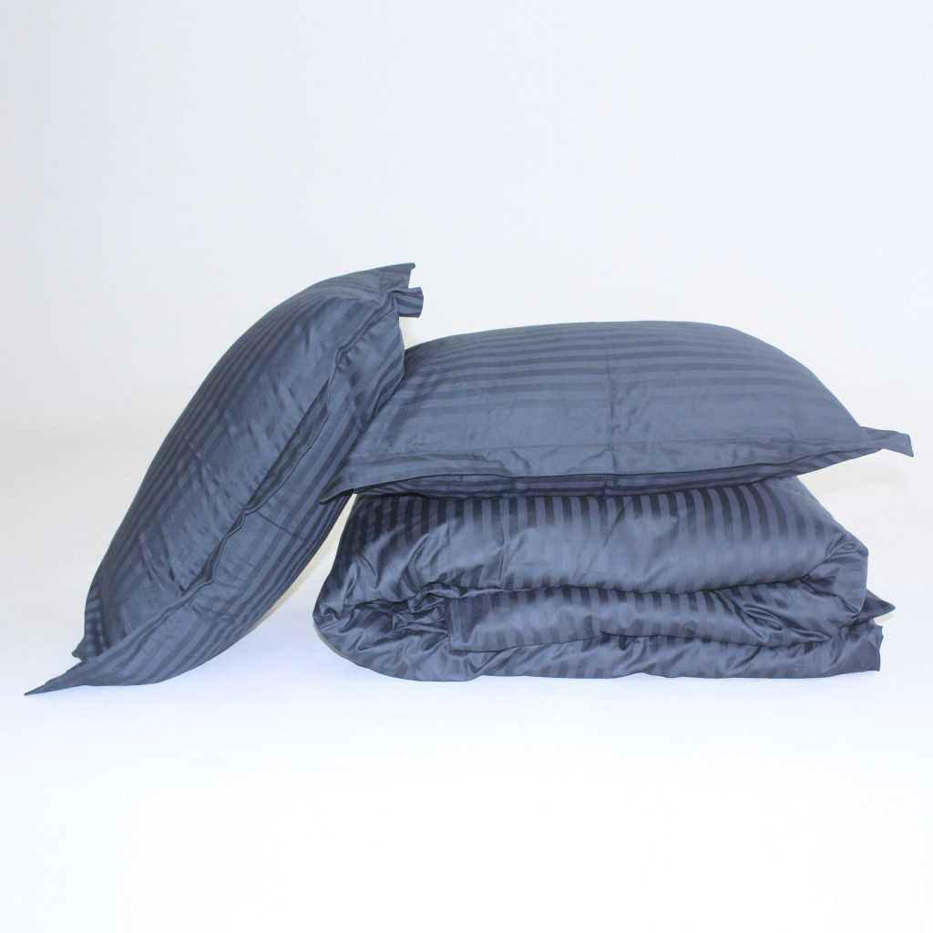 Постільна білизна MirSon Satin 30-0021DarkBlue 160х220 Сімейний (2200005255803) - изображение 9