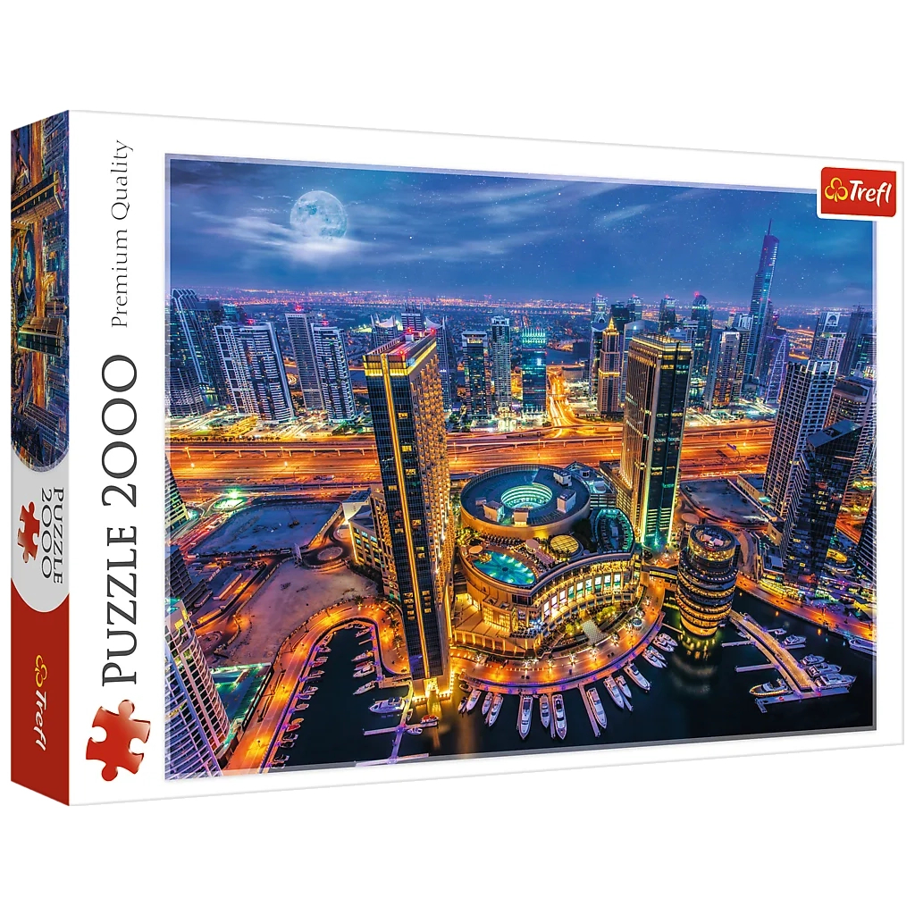 Пазл Trefl Вогні Дубая 2000 елементів (5900511270945) - зображення 1