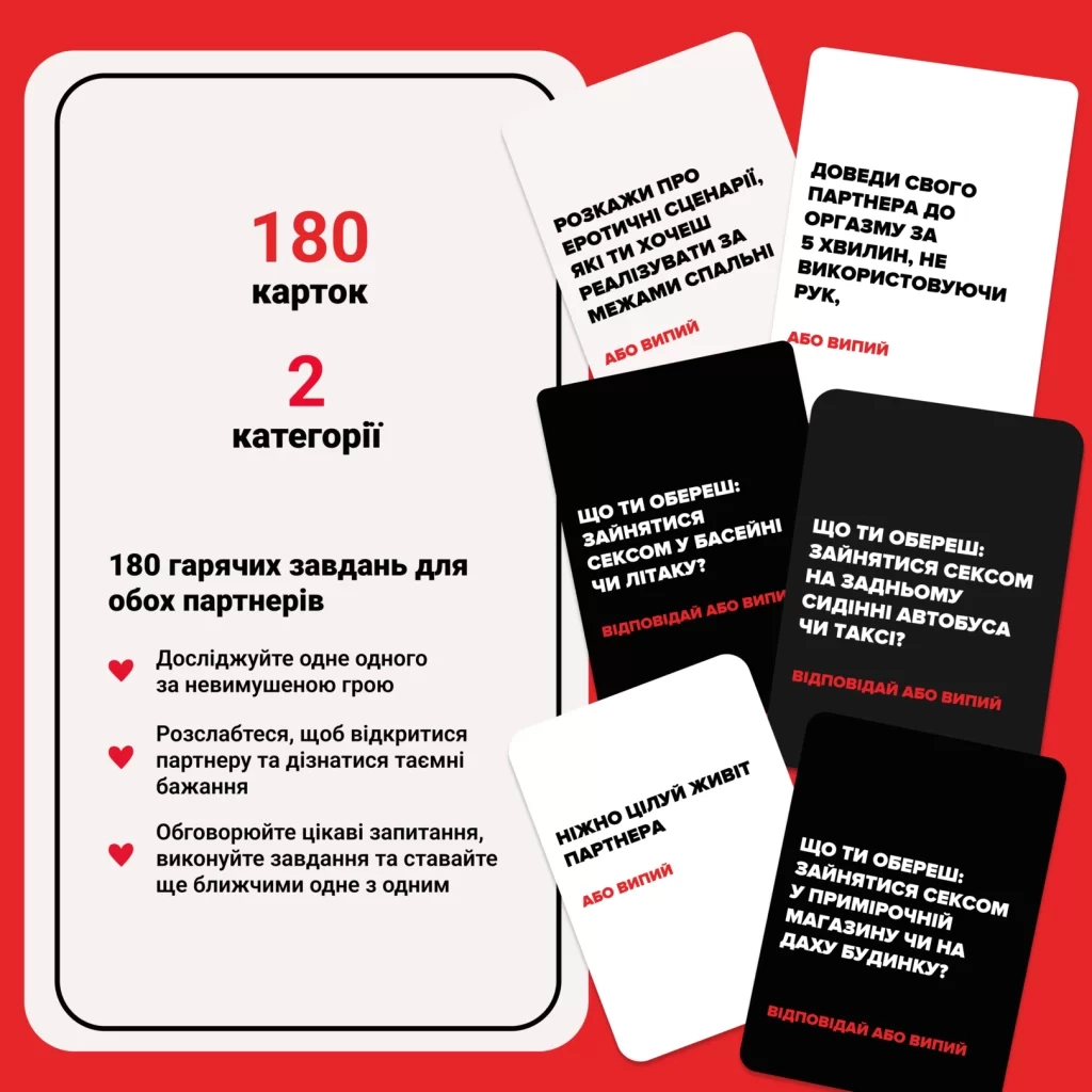 Настільна гра 18+ Memo Games (Не) пʼяні кохані (0021-1) - изображение 3