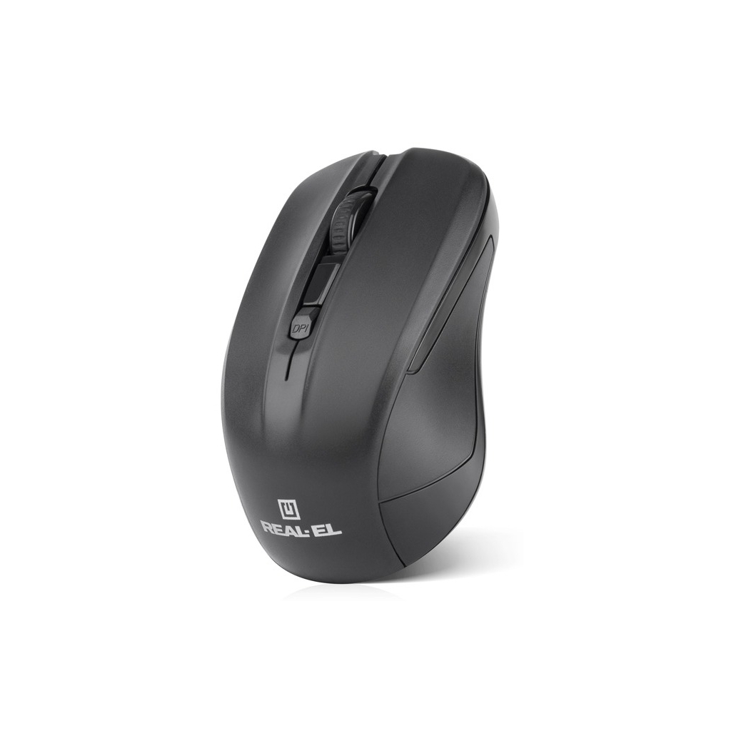 Мишка REAL-EL RM-307 Wireless Black - зображення 7
