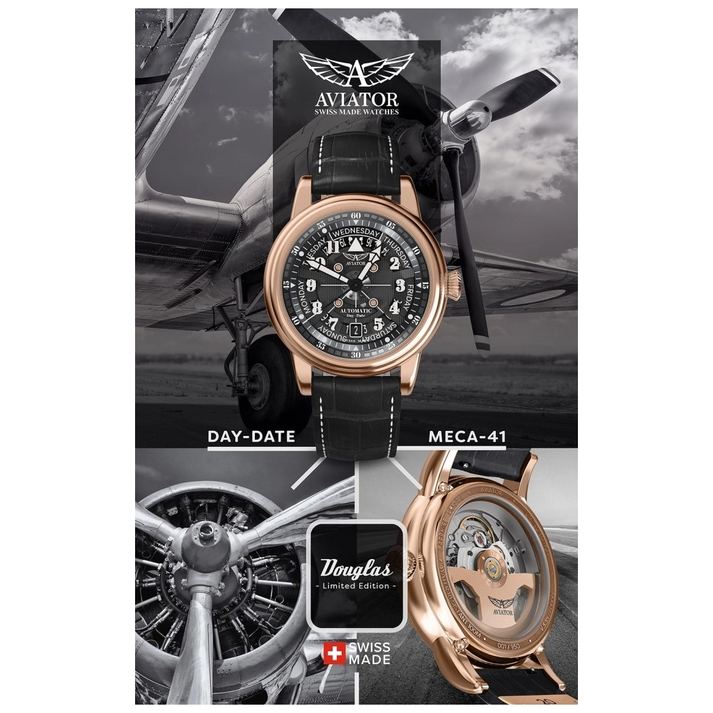 Наручний годинник Aviator V.3.36.2.285.4 - зображення 3