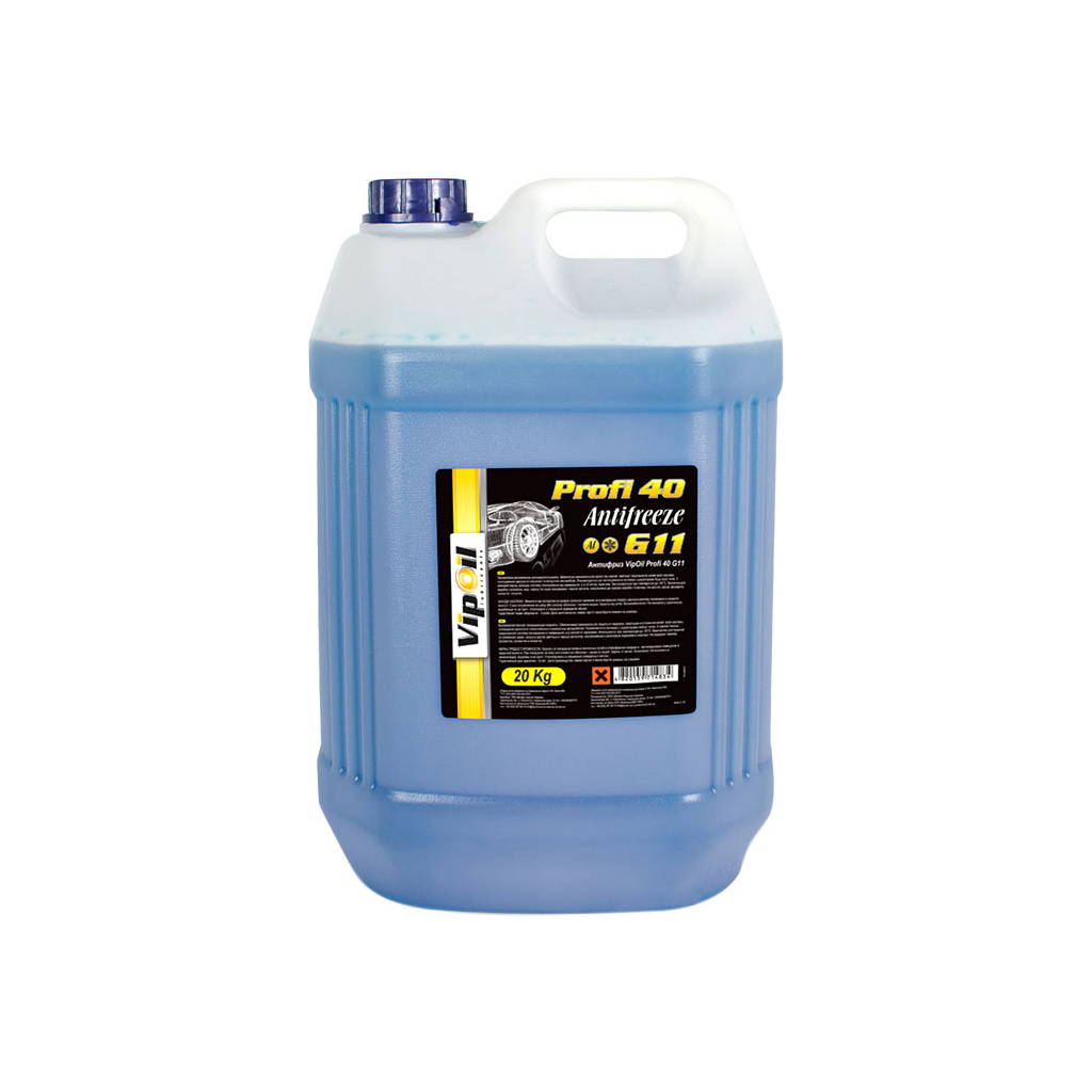 Антифриз VIPOIL G11 Profi 40 blue 20кг (701254) - зображення 1
