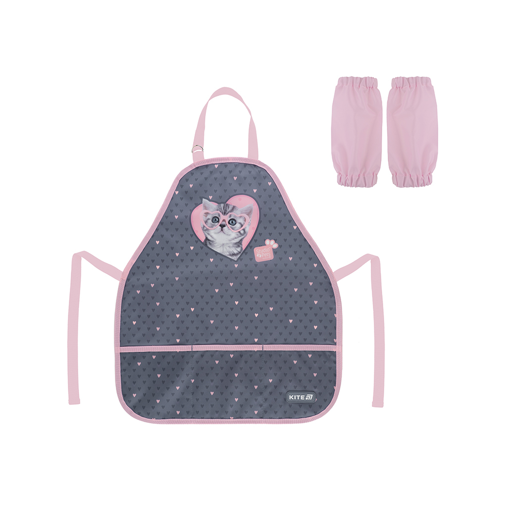 Фартух для творчості Kite Education 161 SP-2 Studio Pets з нарукавниками (SP25-161-2) - изображение 1