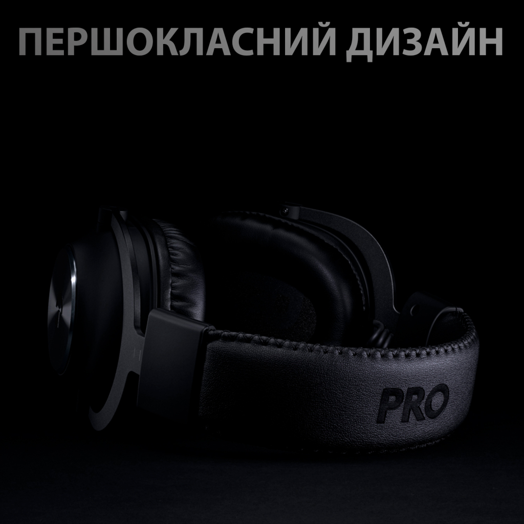 Навушники Logitech G PRO X Wireless Lightspeed Black (981-000907) - зображення 8
