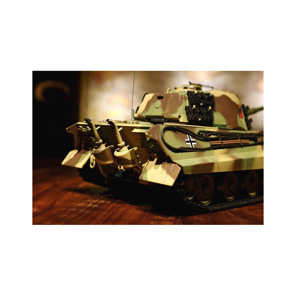 Радіокерована іграшка Heng Long Танк King Tiger Henschel 1:16 з пневмогарматою (HL3888A-1Upg) - зображення 10