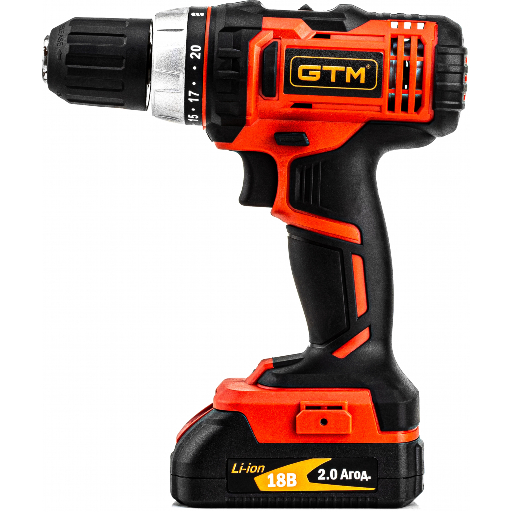 Шуруповерт GTM DS18/40P - зображення 2