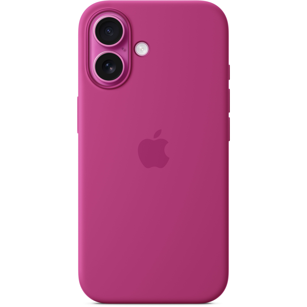 Чохол до мобільного телефона Apple iPhone16 Silicone Case with MagSafe - Fuchsia (MYY53ZM/A) - зображення 4