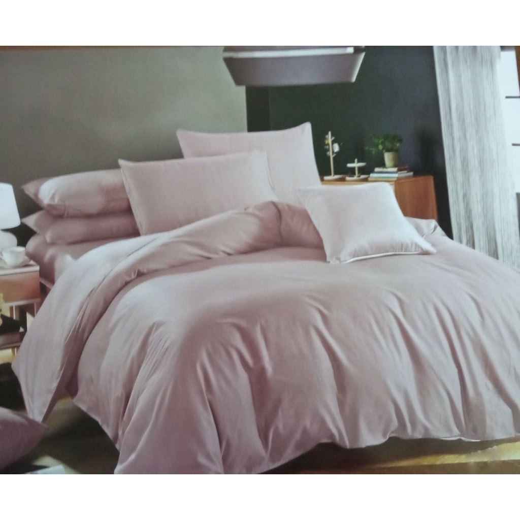 Постільна білизна ШЕМ Пудровий НЕМР Котон односпальна 150х215 (065КПпудра) - зображення 1