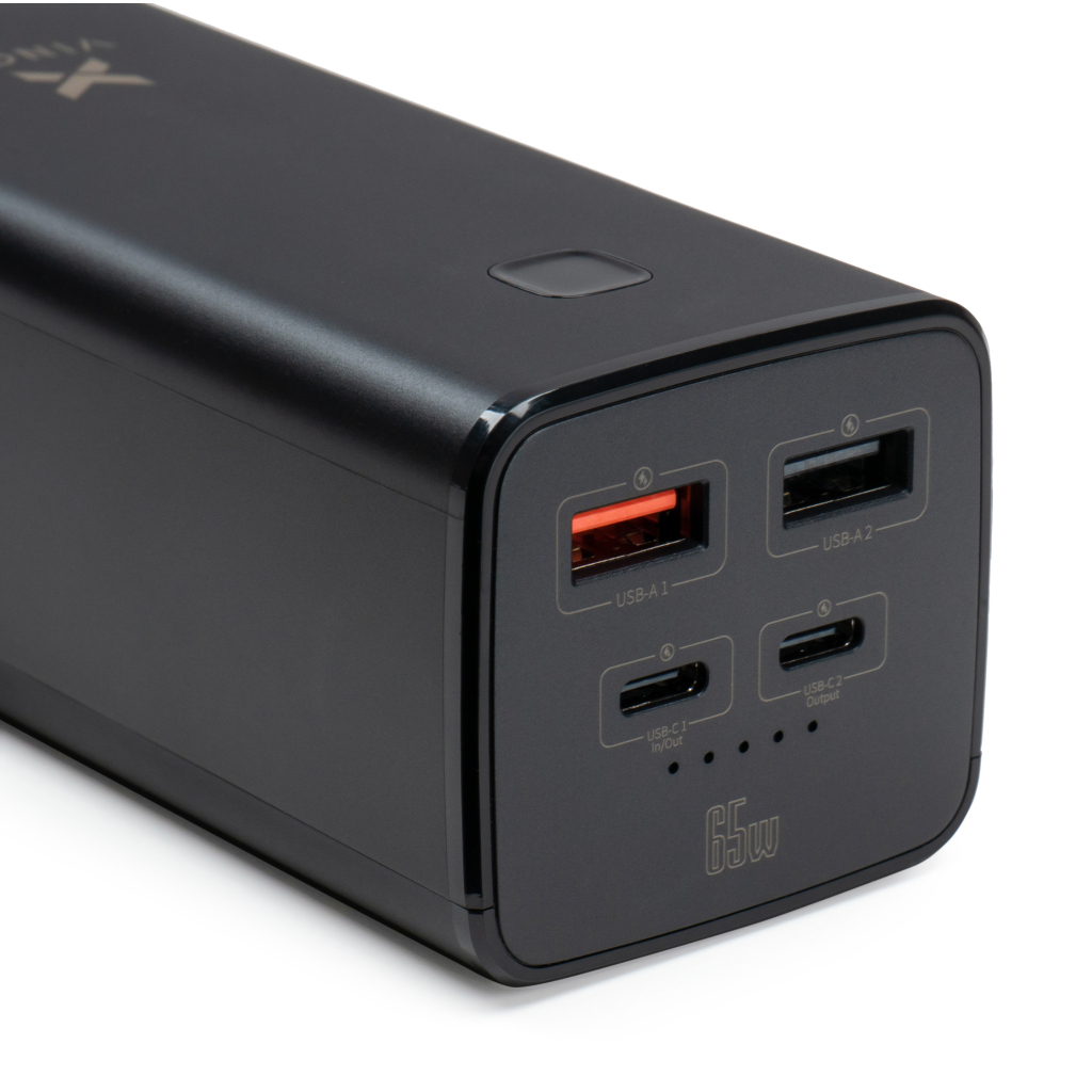 Батарея універсальна Vinga 20000 mAh 65W QC+PD (VPB2065) - зображення 4