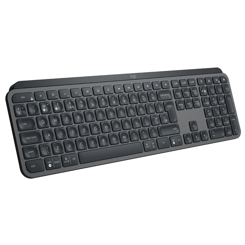 Клавіатура Logitech MX Keys Advanced for Business Wireless Illuminated UA Graphite (920-010251) - зображення 4