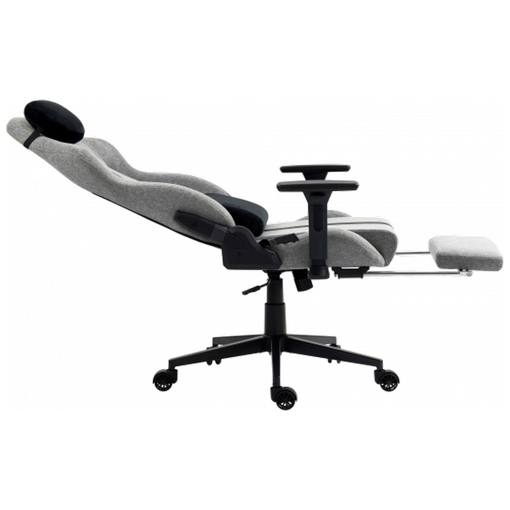 Крісло ігрове GT Racer X-2309 Gray (X-2309 Fabric Gray) - зображення 4