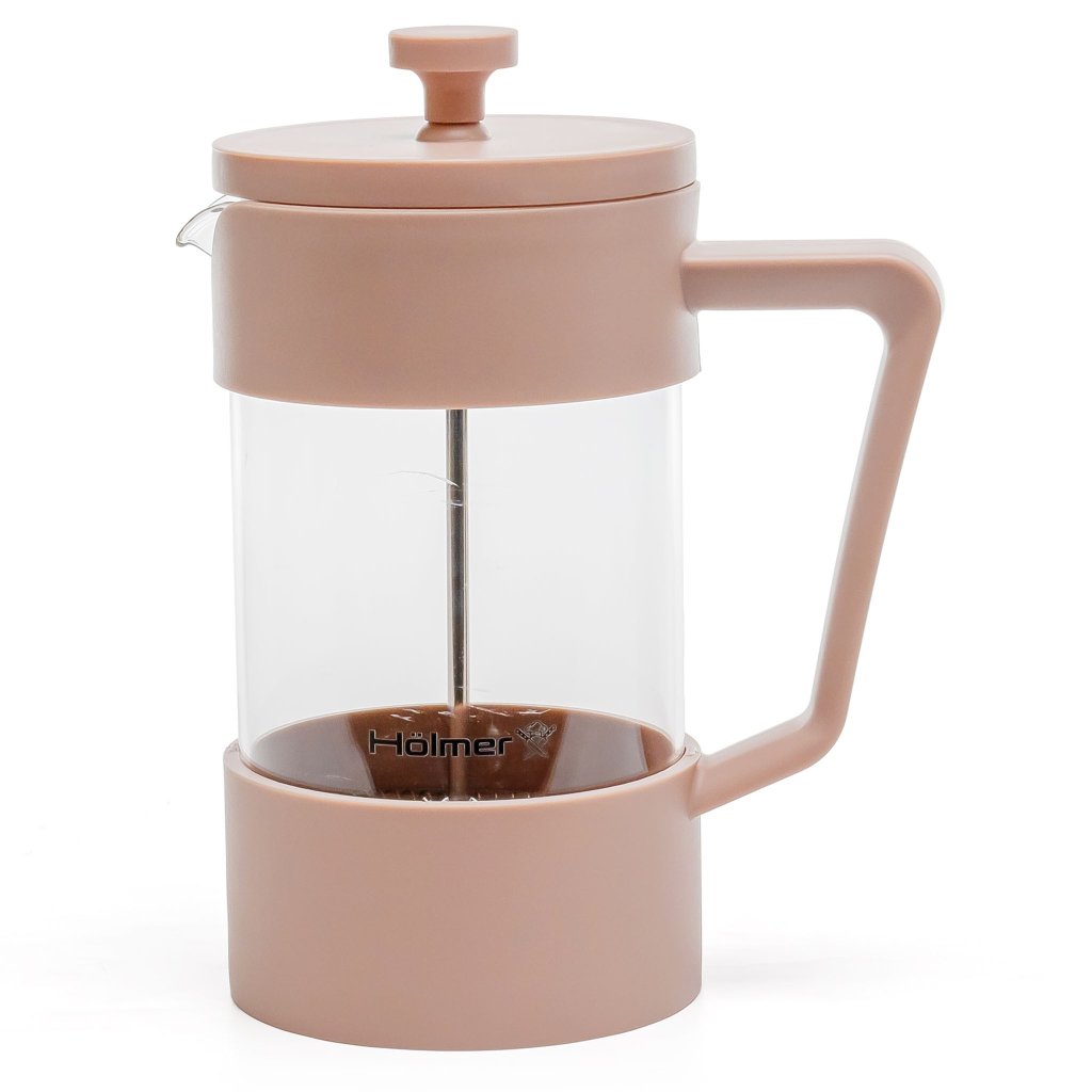 Френч-прес Hölmer Lotus Бежевий 600 мл (FP-00600-PBE Lotus) - зображення 1