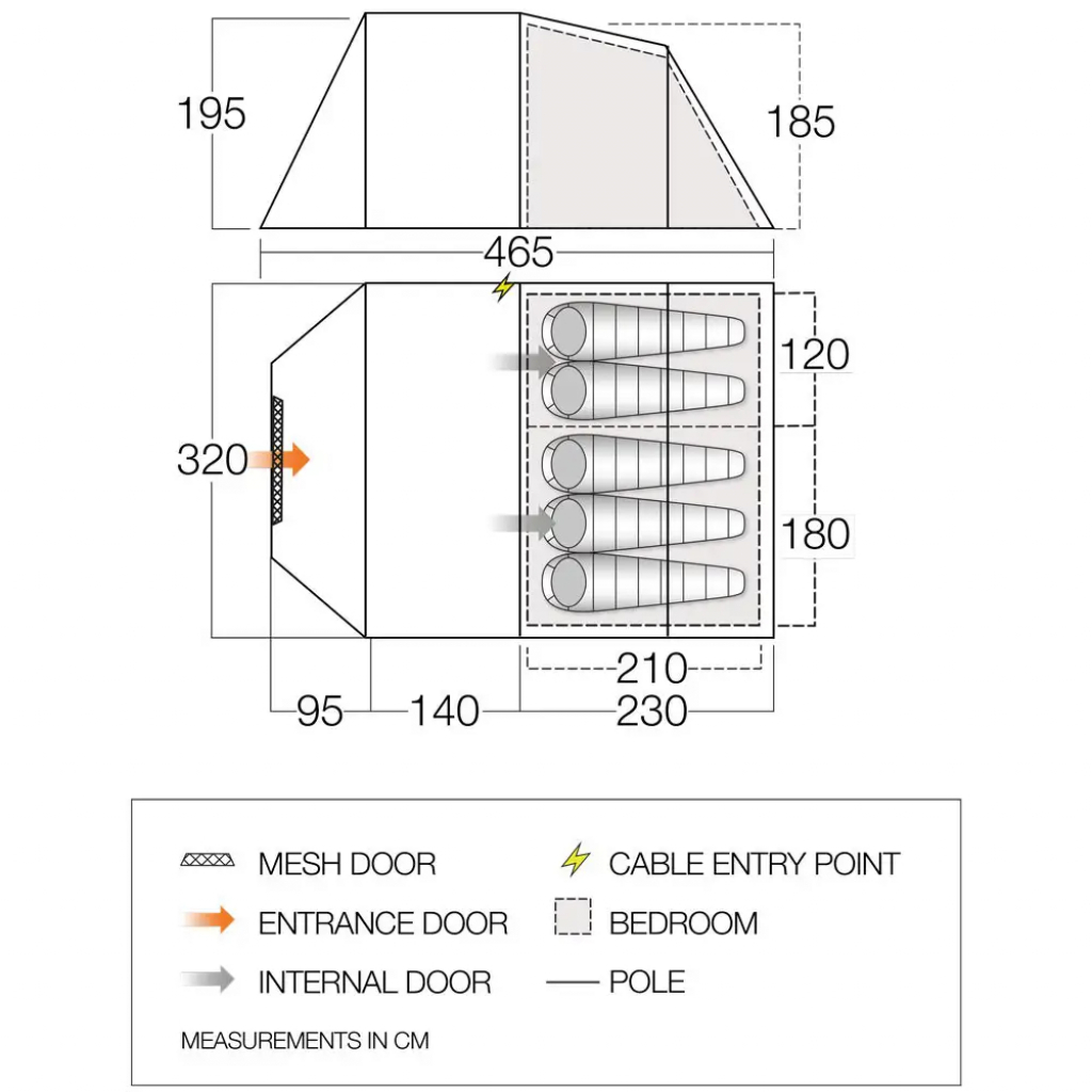 Намет Vango Winslow II 500 Herbal (928185) - зображення 2