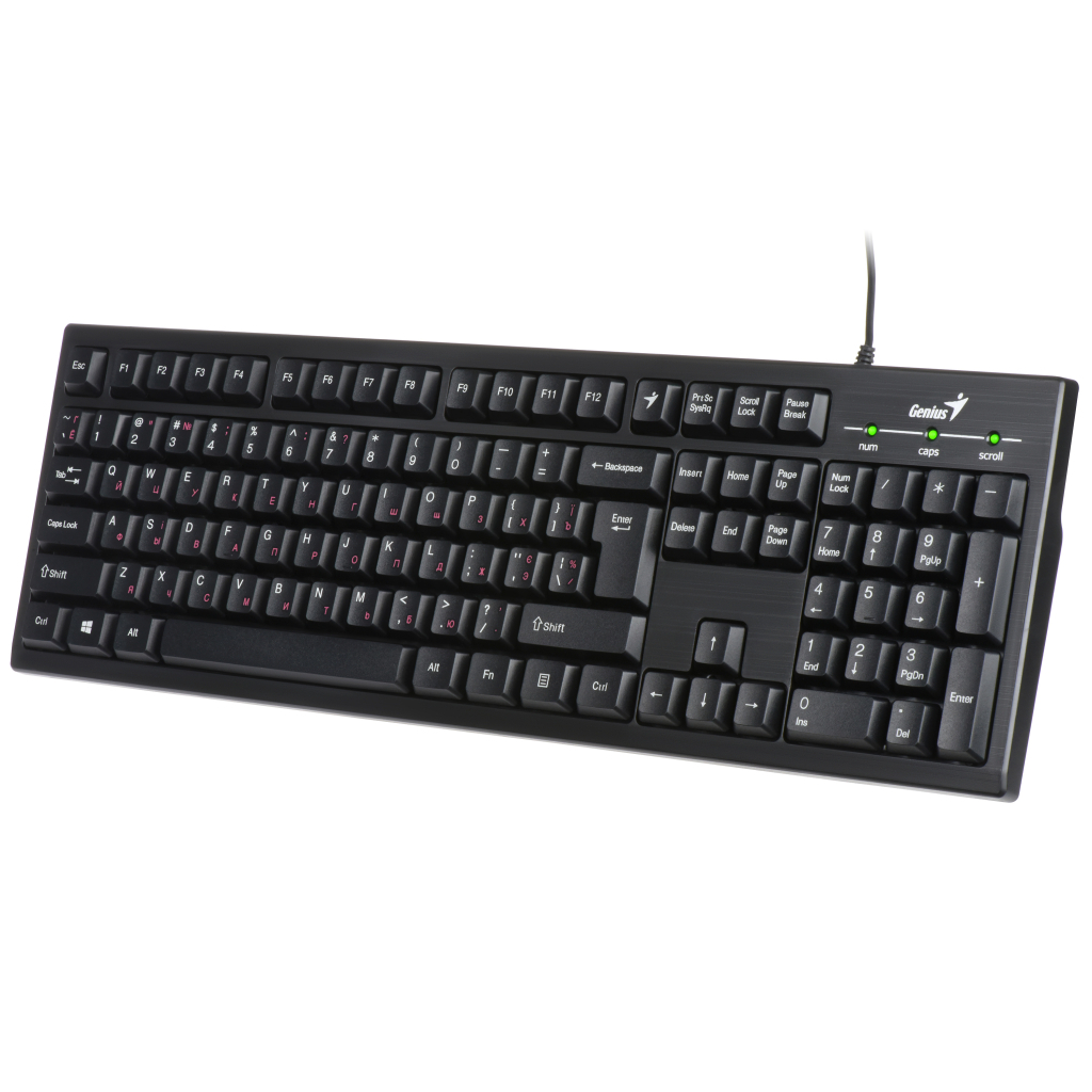 Клавіатура Genius Smart KB-101 USB Black Ukr (31300006410) - зображення 2