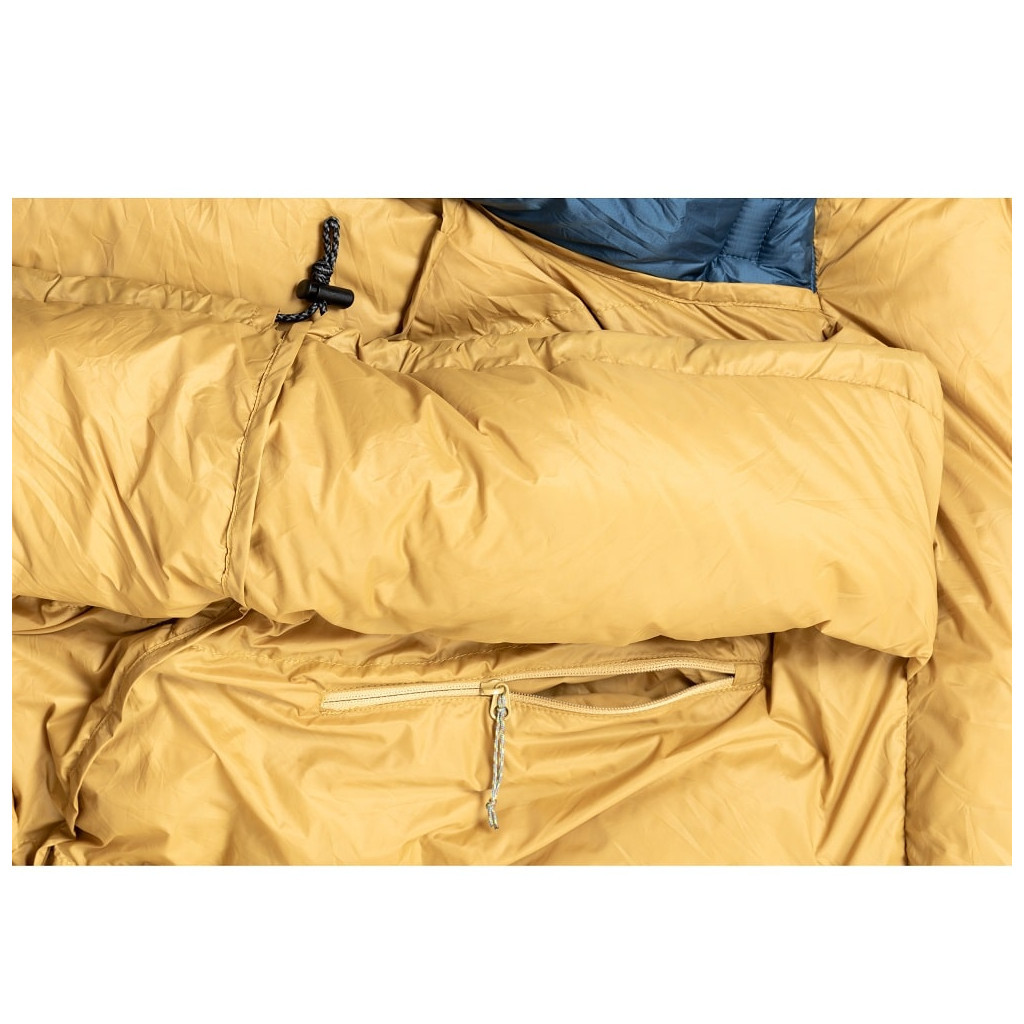 Спальний мішок Turbat Kuk пуховий 700 legion blue/dark cheddar 185 см (012.005.0367) - зображення 10