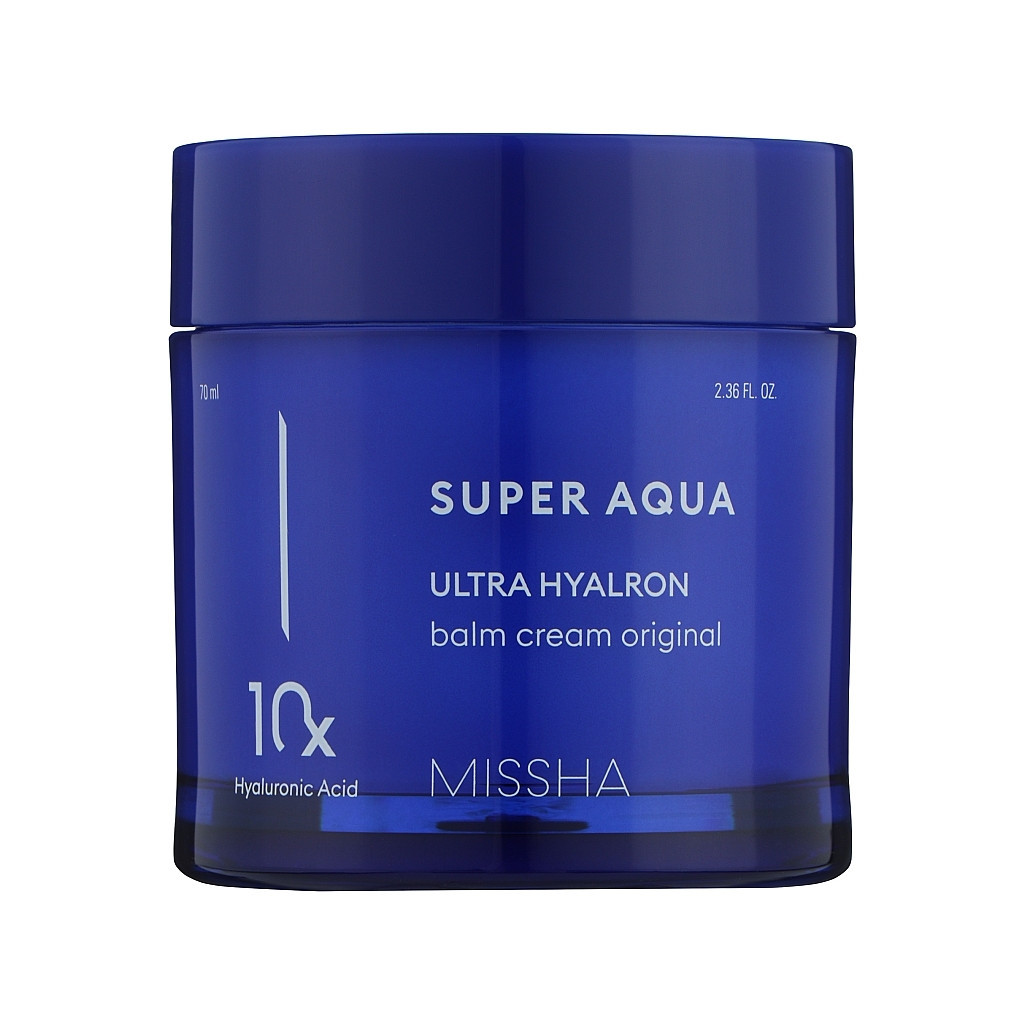 Крем для обличчя Missha Super Aqua Ultra Hyalron Balm Cream Original Зволожувальний 70 мл (8809747928743) - зображення 1