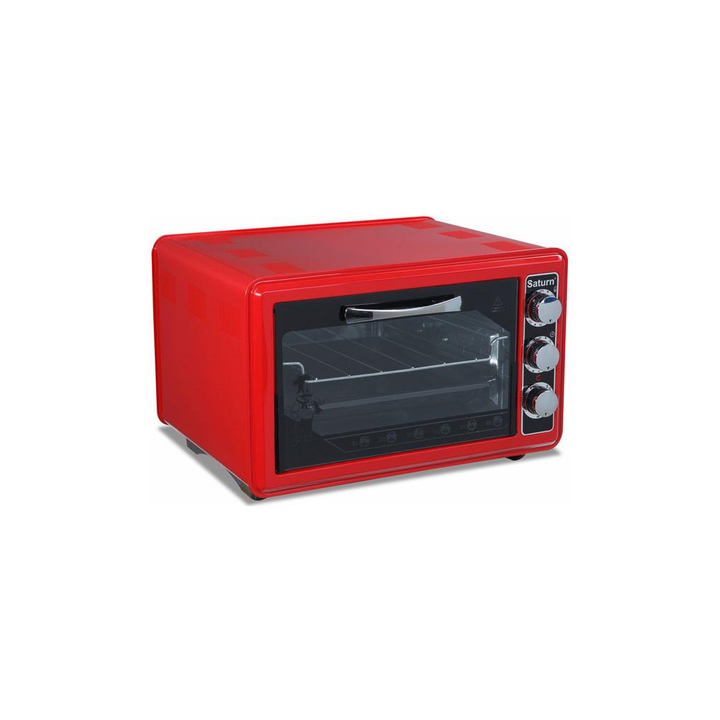 Електропіч Saturn ST-EC1075 Red - зображення 1