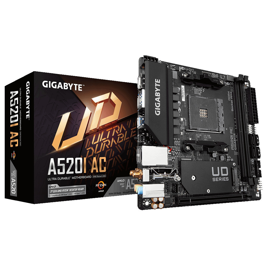 Материнська плата GIGABYTE A520I AC - зображення 2