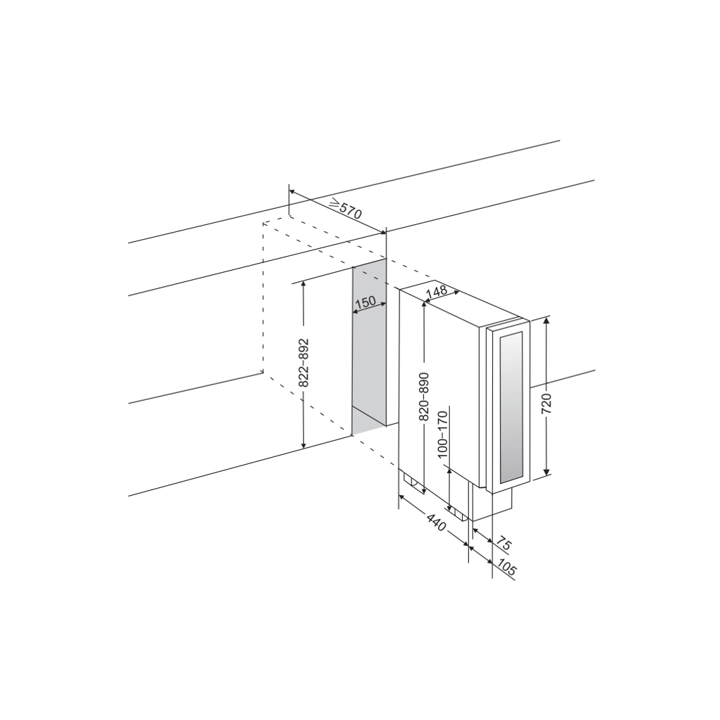Холодильник Hansa FWC15072B - picture 4