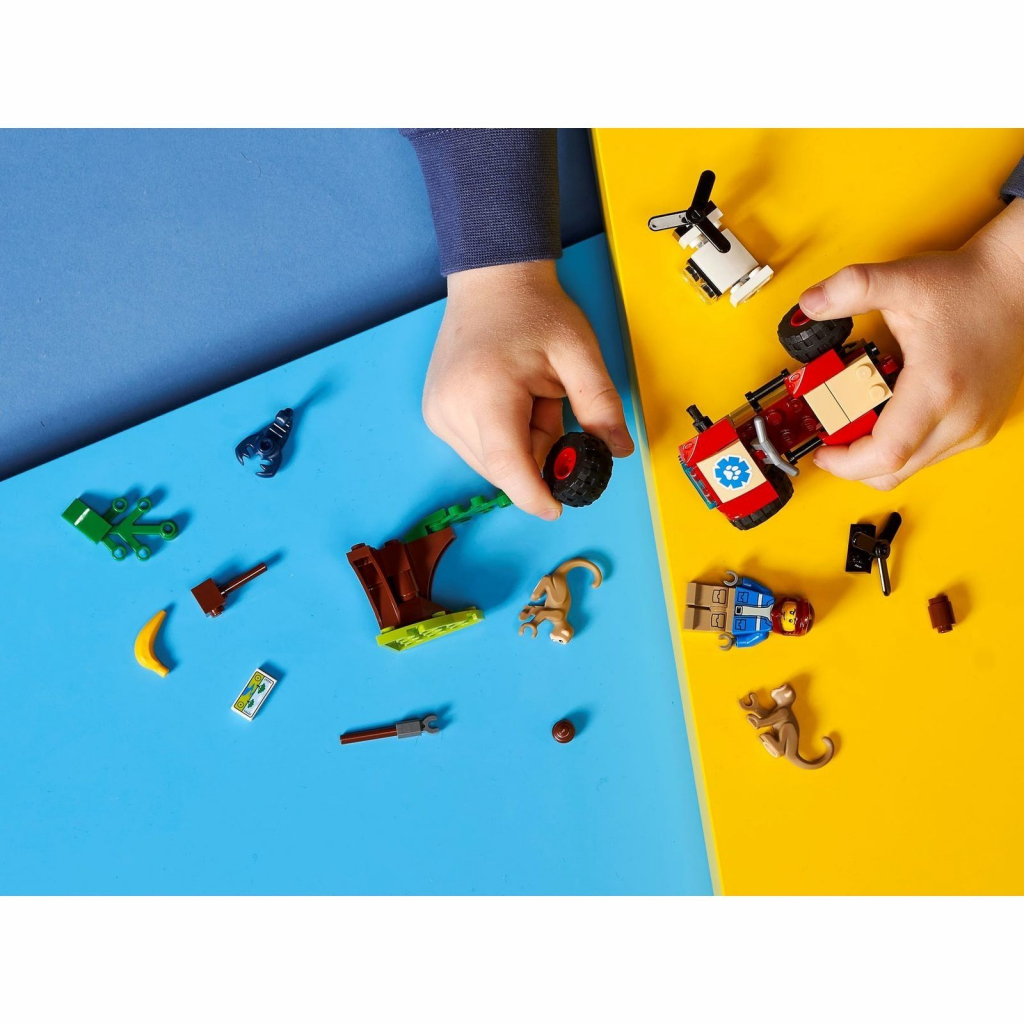 Конструктор LEGO City Квадроцикл для порятунку диких тварин 74 деталі (60300-) - зображення 5