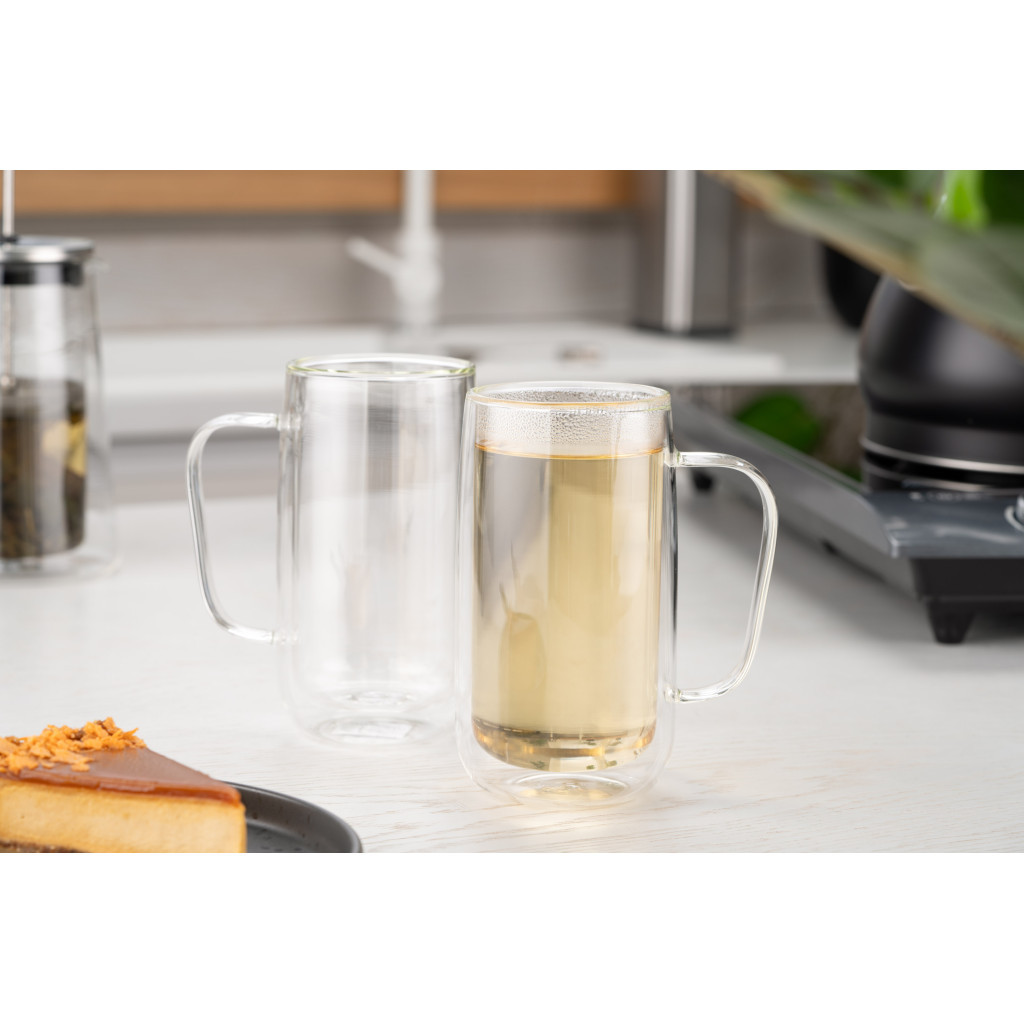 Набір чашок Ardesto 400 мл 2 шт (AR2640WH) - изображение 3