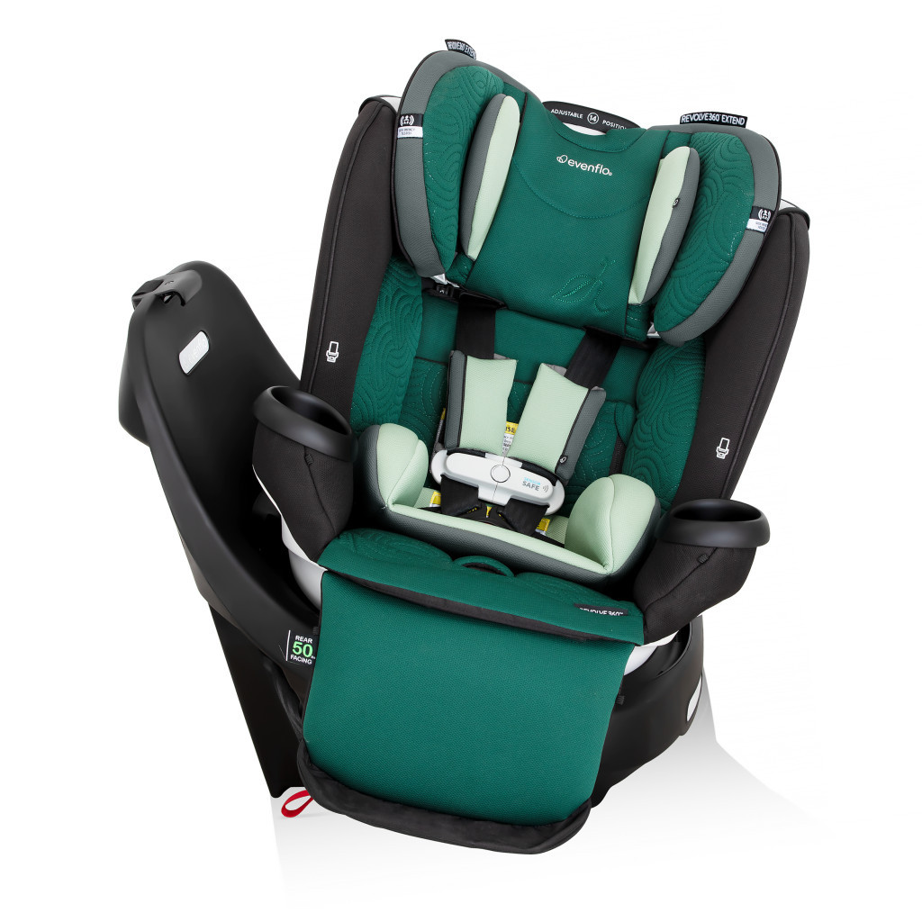 Автокрісло Evenflo Gold SensorSafe Revolve 360 LX (1,8 до 54,4 кг) Emerald (032884203864) - зображення 3