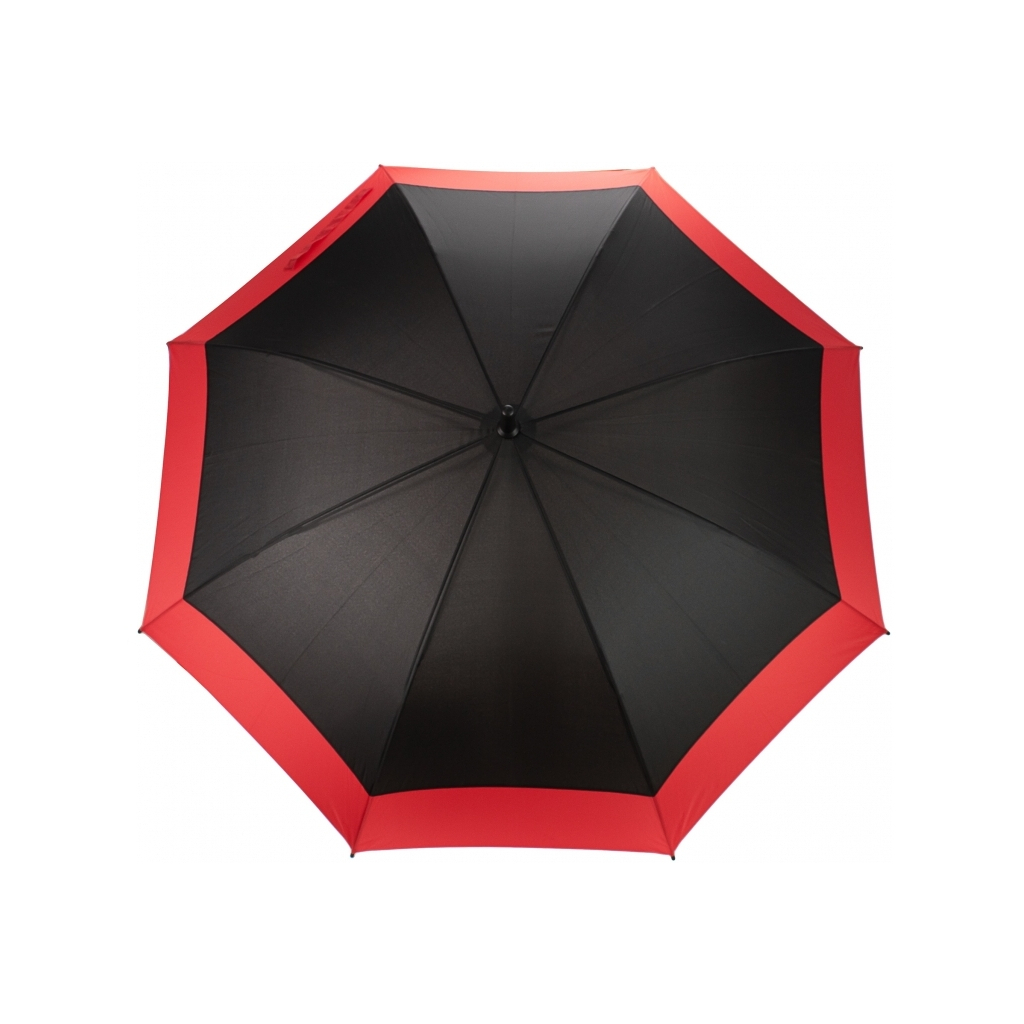 Парасоля Economix Promo Greenland тростина автомат, чорно/червона (E98411) - зображення 2