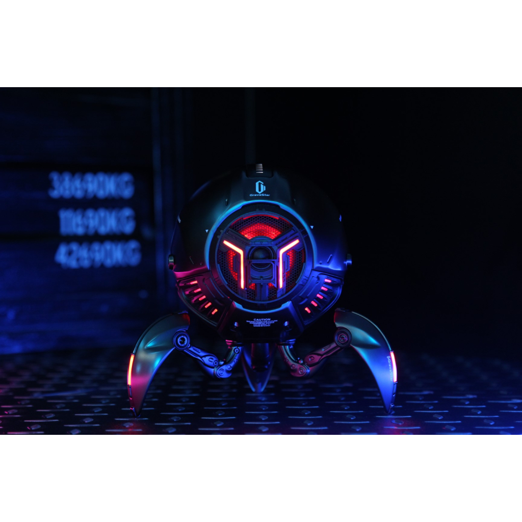 Акустична система GravaStar Mars Pro Zinc Alloy body Bluetooth Black (GRAVASTARG1PRO_BLK) - изображение 11