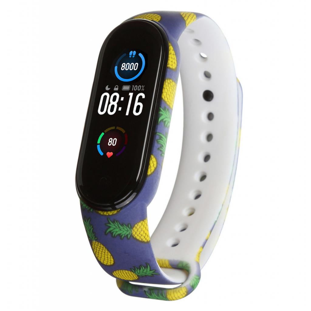Ремінець до фітнес браслета Armorstandart для Xiaomi Mi Band 5 Pineapple (ARM57014) - зображення 1