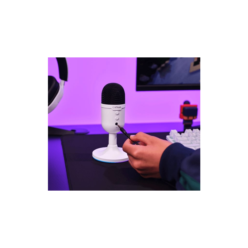 Мікрофон Trust GXT 234W Yunix USB White (25374) - изображение 8