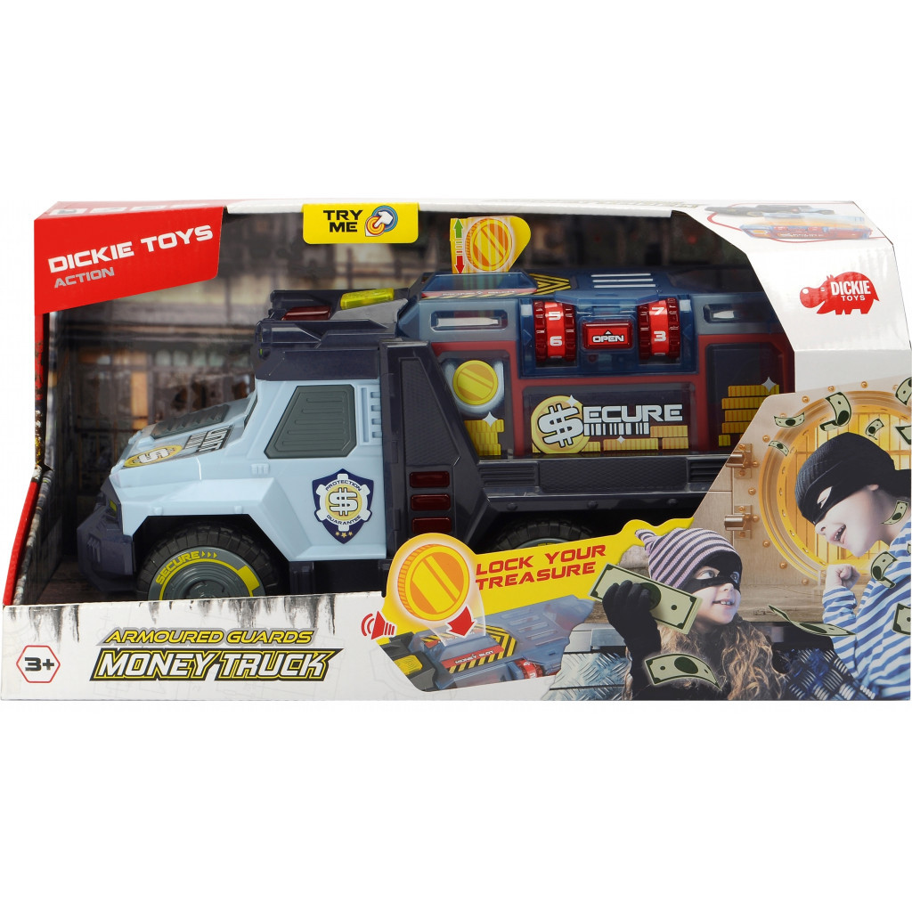 Спецтехніка Dickie Toys Інкасатор з кодовим замком, зі звук. та світл. ефектами, дов (3756005) - зображення 6