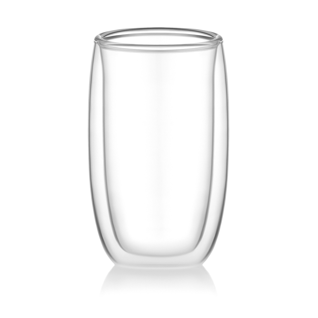 Набір склянок Ardesto з подвійними стінками B 380 мл 2 шт прозорий (AR2638B) - зображення 1