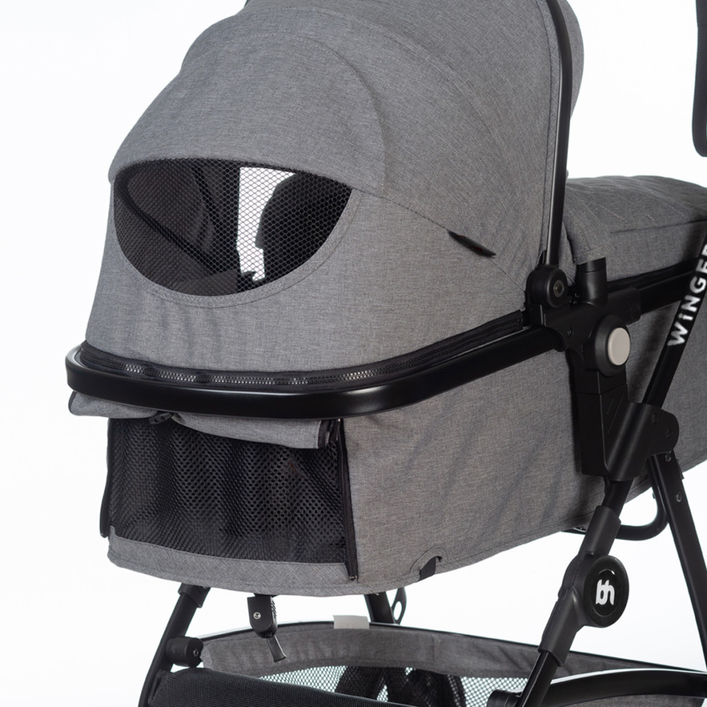 Коляска BabyHit Winger Grey трансформер (73555) - зображення 7