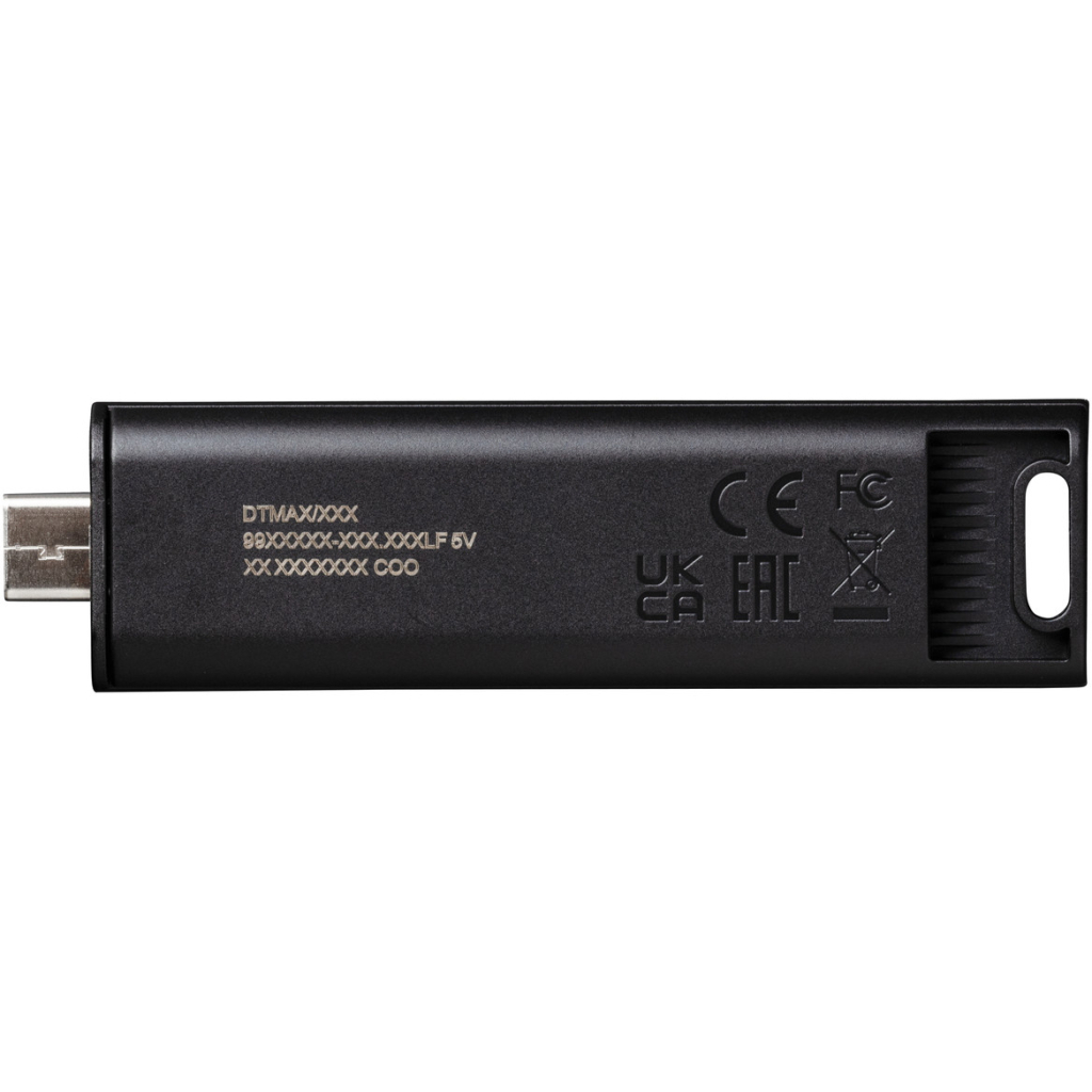 USB флеш накопичувач Kingston USB-накопичувач 1TB DataTraveler Max USB 3.2 Gen 2 Type-C Black (DTMAX/1TB) - изображение 7