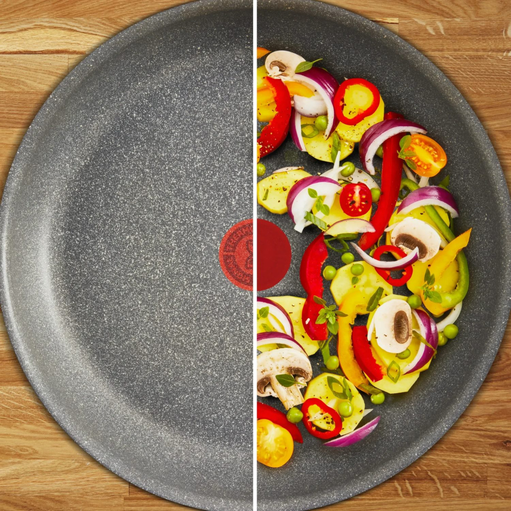 Сковорода Tefal Hard Stone 20 см, алюміній, бакеліт, сірий (D4560253) - зображення 6